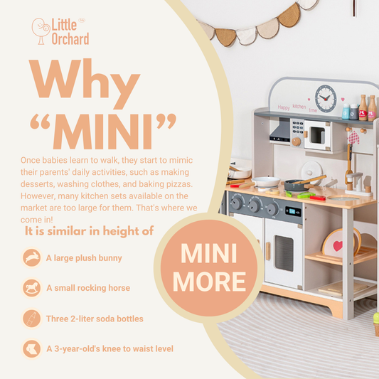 Wooden Mini Kitchen Set