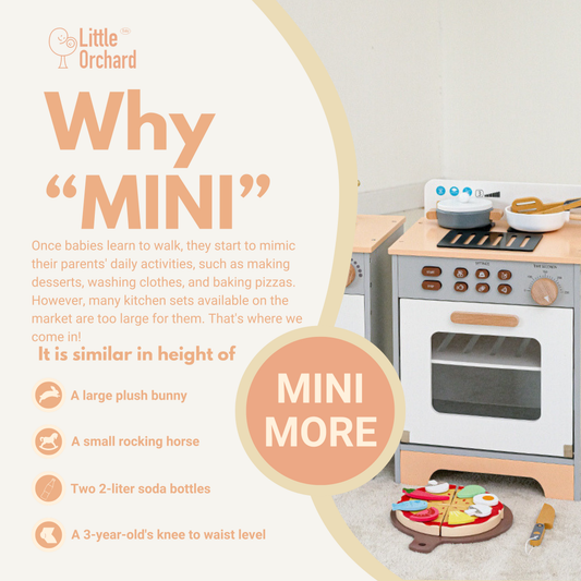 Wooden Mini Oven Set
